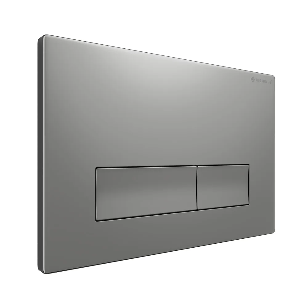 Клавиша смыва Terminus 72K24х16M, матовый хром