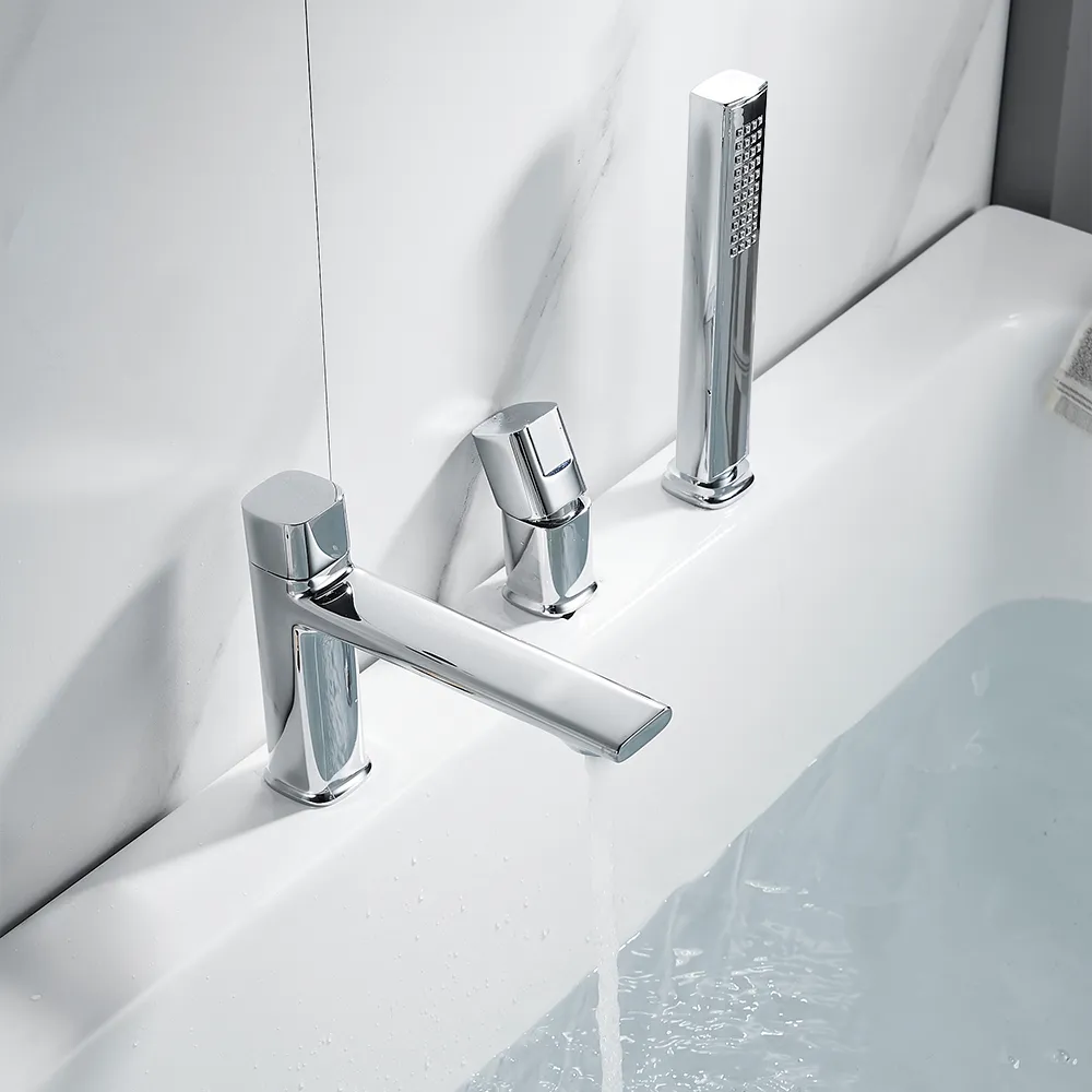 Смеситель на борт ванны Maretti Lorenza LR22RF842-B, хром