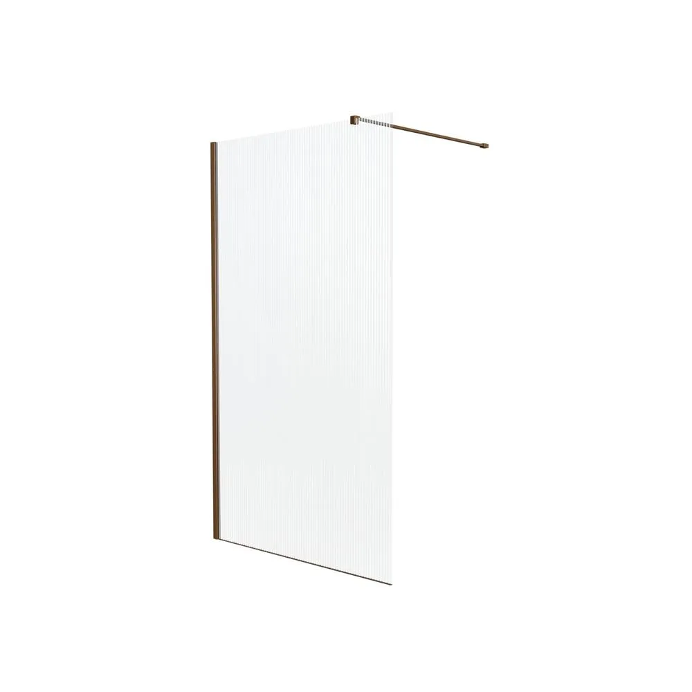 Душевая перегородка Knotlor WI120CG1RB 120х200, бронза