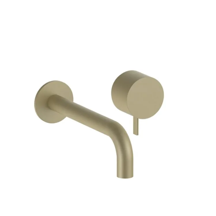 Смеситель для раковины Fantini AF/21, Matt British Gold PVD (27 P6 A713B)