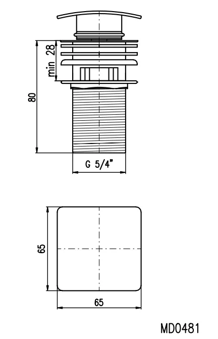 Донный клапан Rav Slezak MD0481