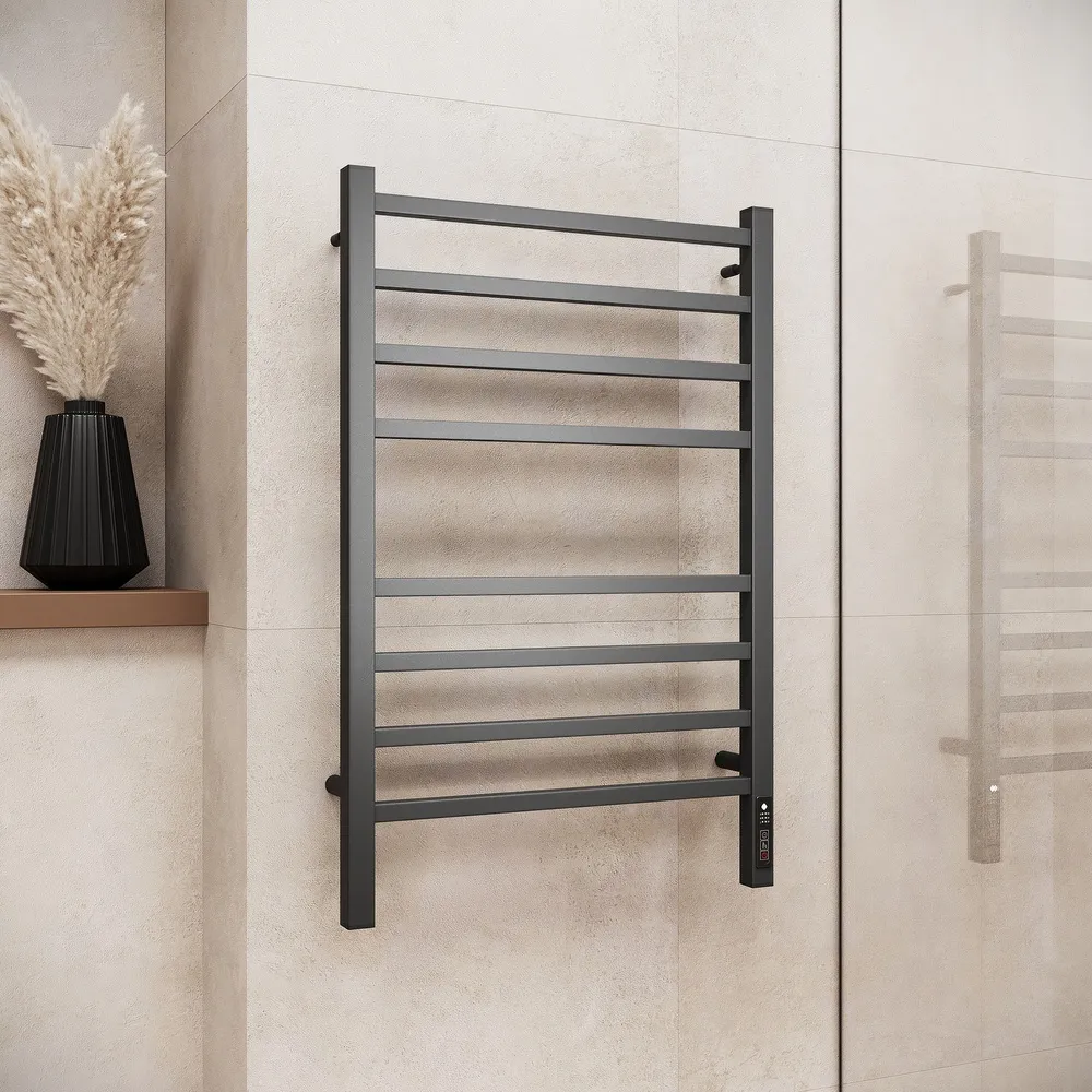 Полотенцесушитель электрический с диммером Terminus Ватикан П8 50х80, графит