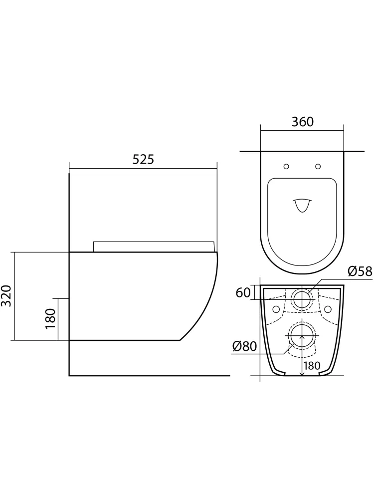 SET AQUATEK ЕВРОПА-012 4в1 (рама AQUATEK Standard INS-0000012 с клавишей KDI-0000012 и крепежом KKI-0000002+унитаз AQ1901-00 с тонким сиденьем sc)