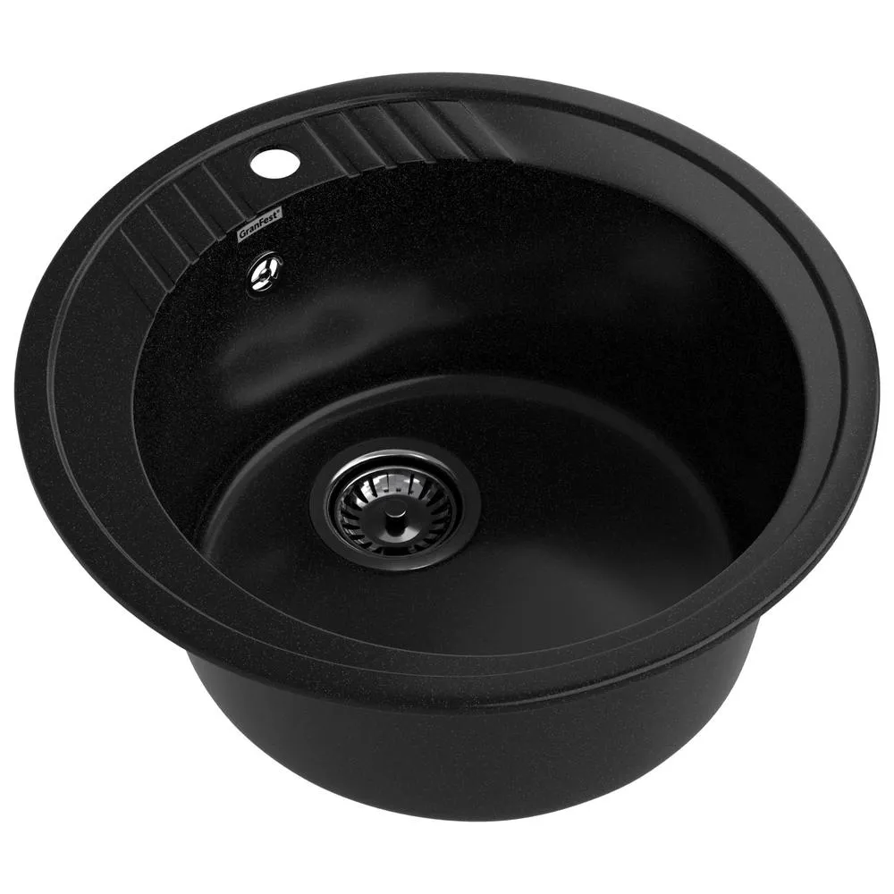 Кухонная мойка GranFest RONDO 520, черный