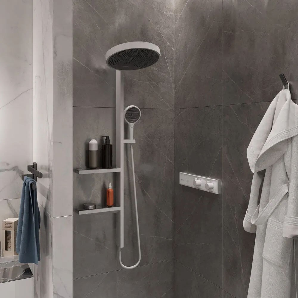 26842700S Set HG Rainfinity Showerpipe 360 1jet душевая система (26842700+26840180), матовый белый