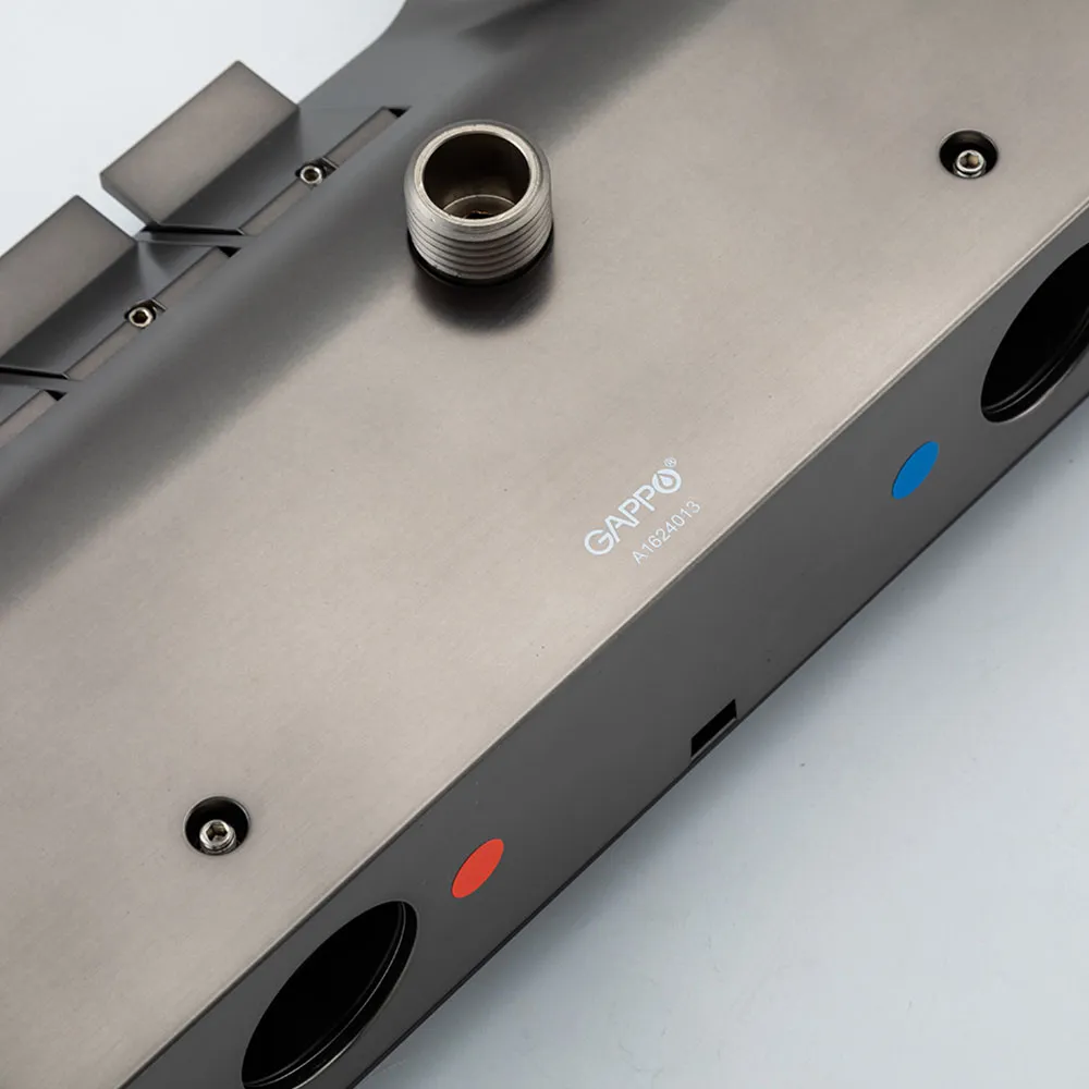 Душевая система GAPPO G2496-19, оружейная сталь