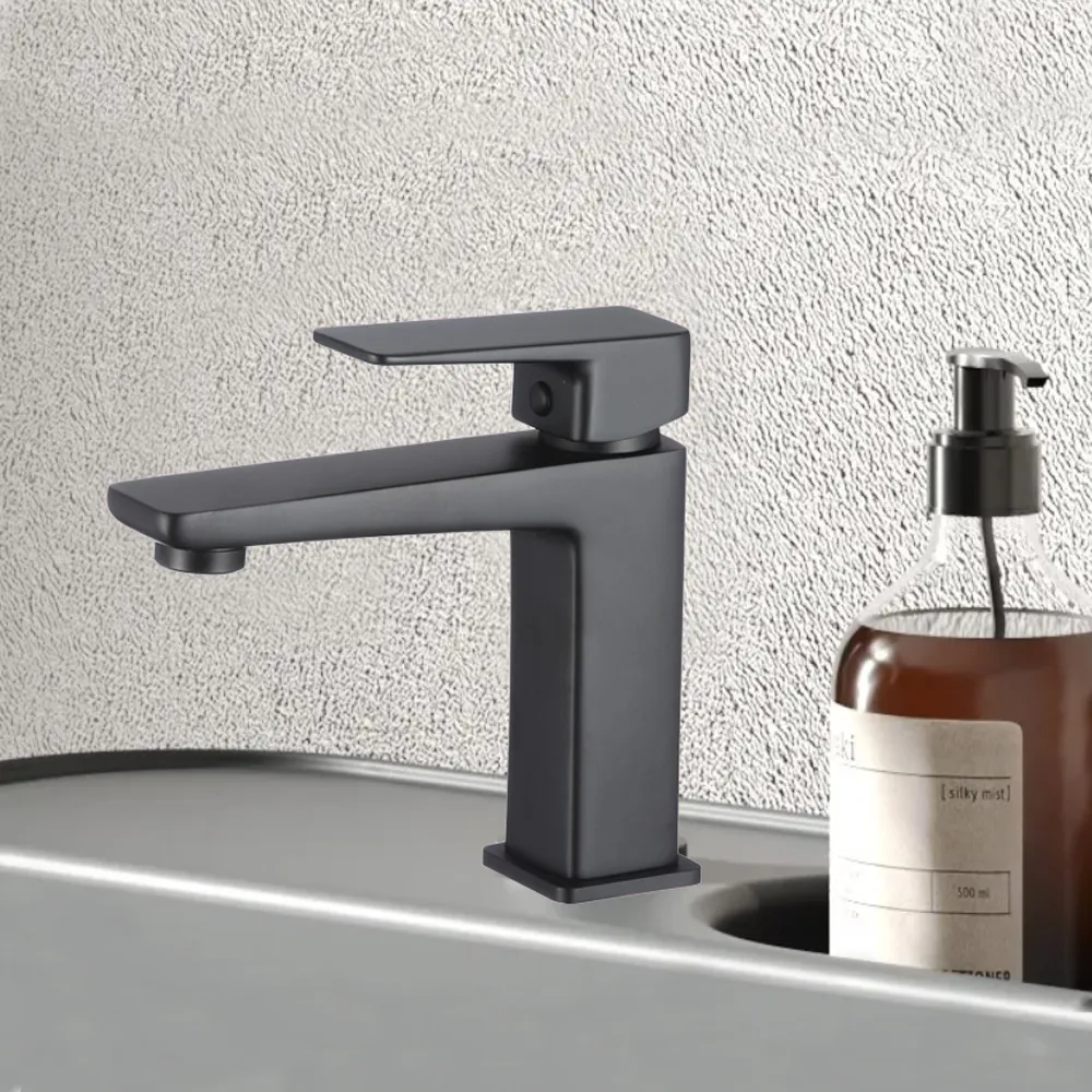 Смеситель для раковины WesnaArt NARCIS NAR06-210BL-25100, черный