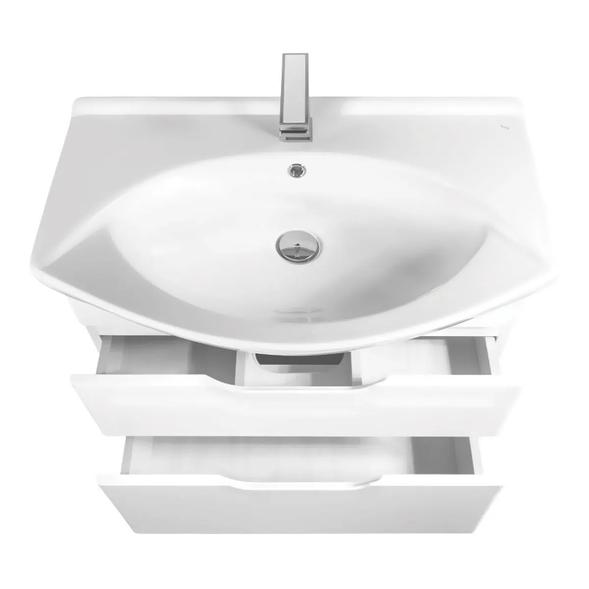 Тумба под раковину подвесная/напольная Dreja Laguna Plus 105 см, белый