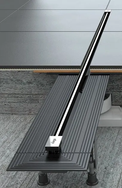 Душевой лоток Viega Advantix Vario Set 704353 с опорами и дизайн-вставкой хром матовый