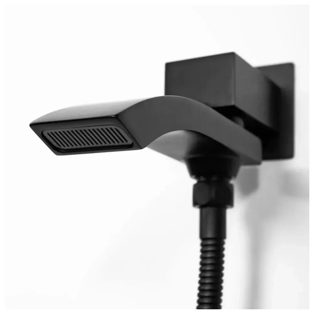 Душевая система встраиваемая Hansberge H6077BL, черный