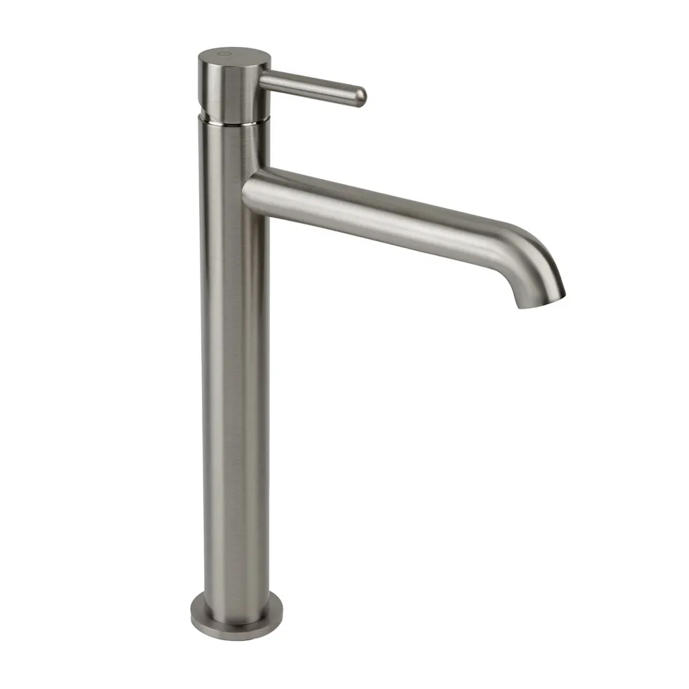 Смеситель для раковины высокий FILARETE Roun FL6020NK, никель