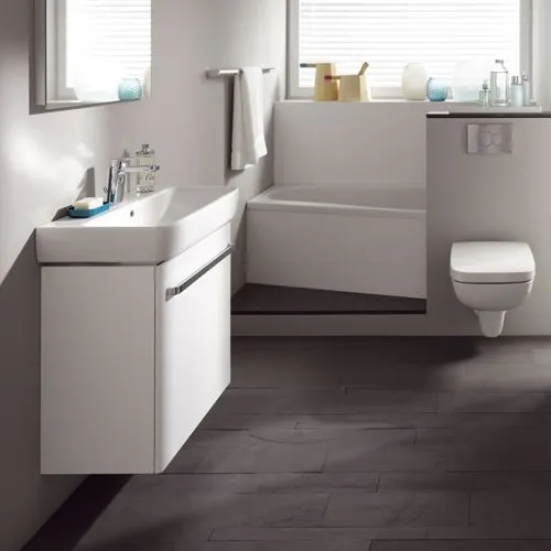 Тумба для раковины Geberit Renova Nr. 1 Comprimo New 862060000 белый глянцевый