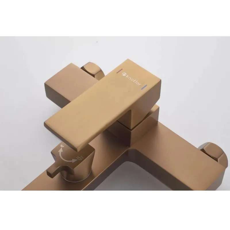 Смеситель для ванны Knotlor KN-22/RB, бронза