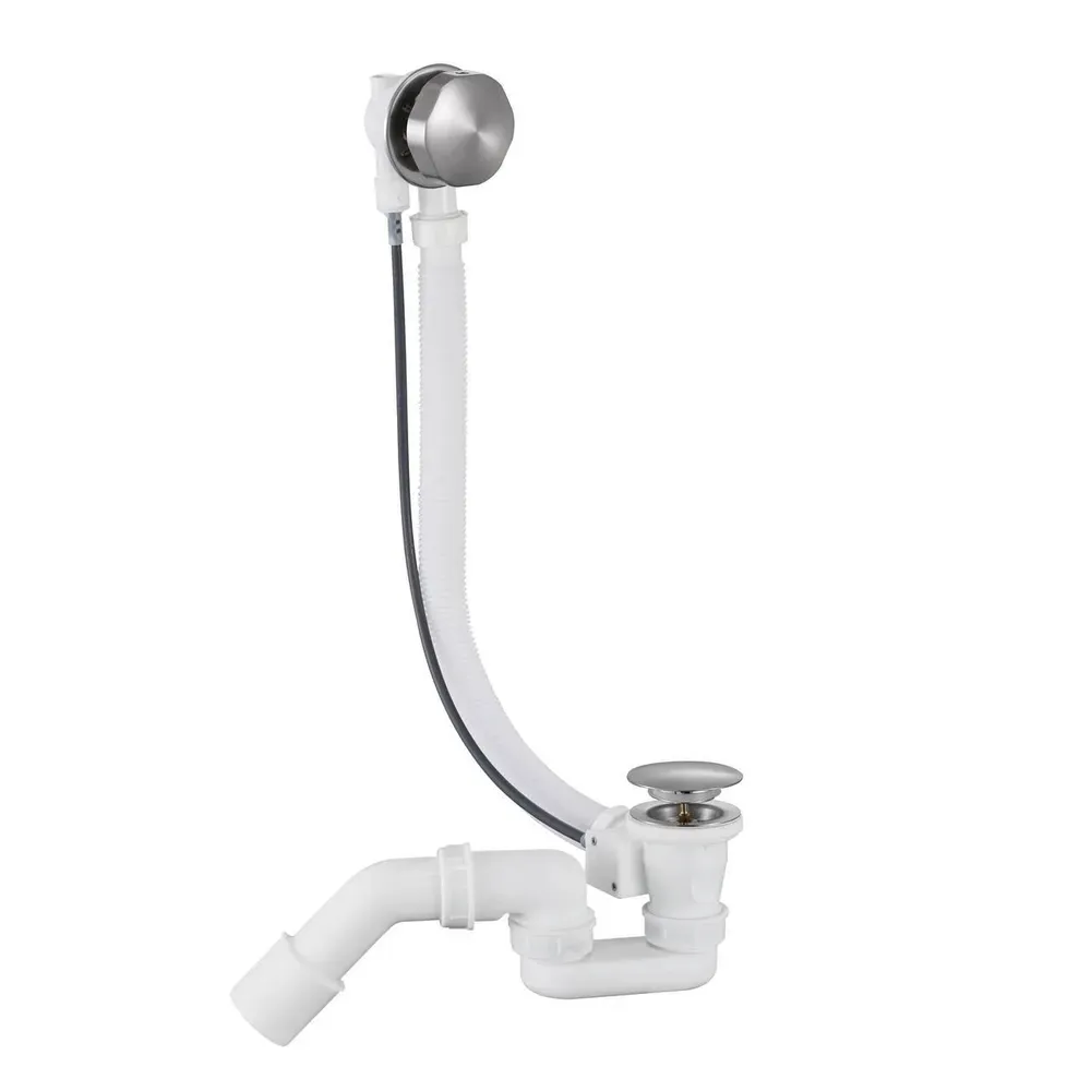 Слив-перелив (полуавтомат) Grocenberg GB240NK, никель