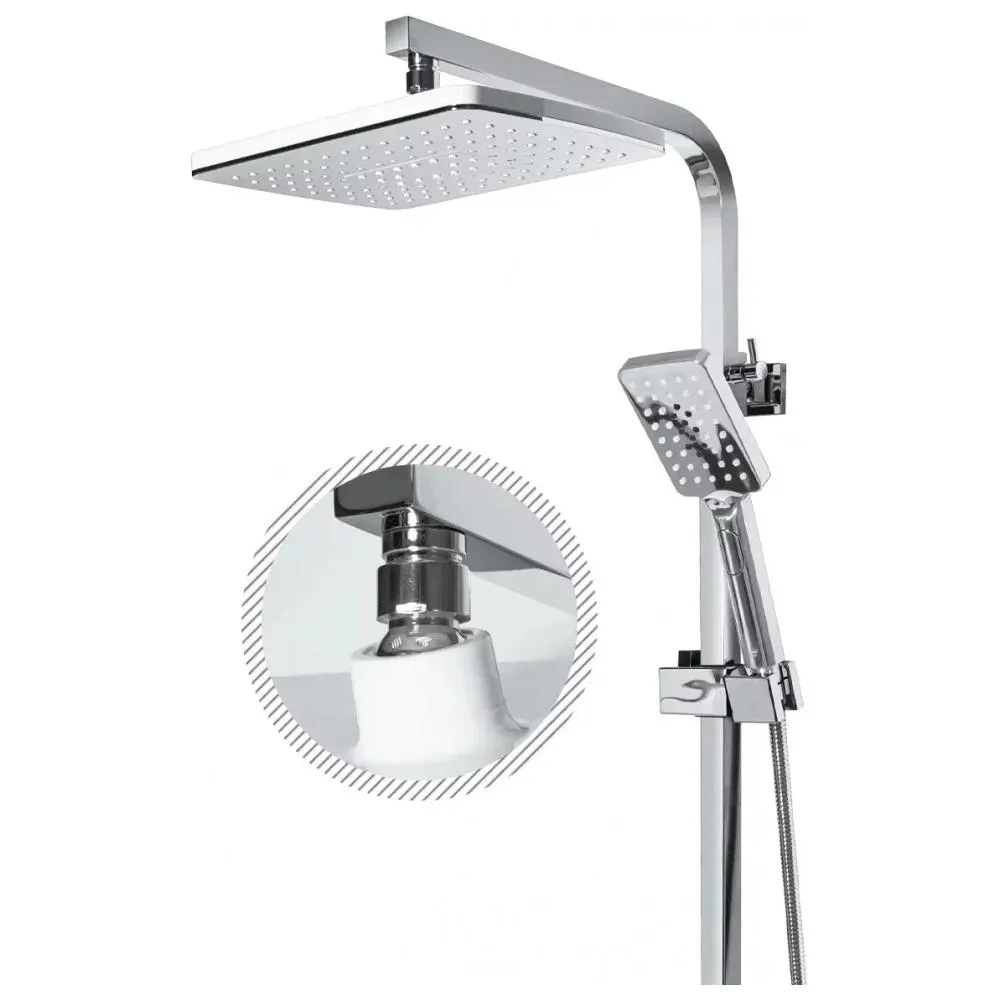 Душевая система Grocenberg GB7008WC, белый/хром