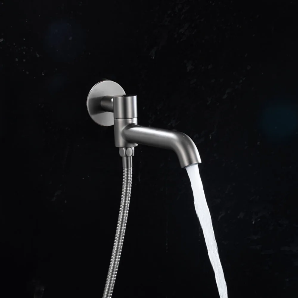 Душевая система встраиваемая GAPPO G7106-9, оружейная сталь