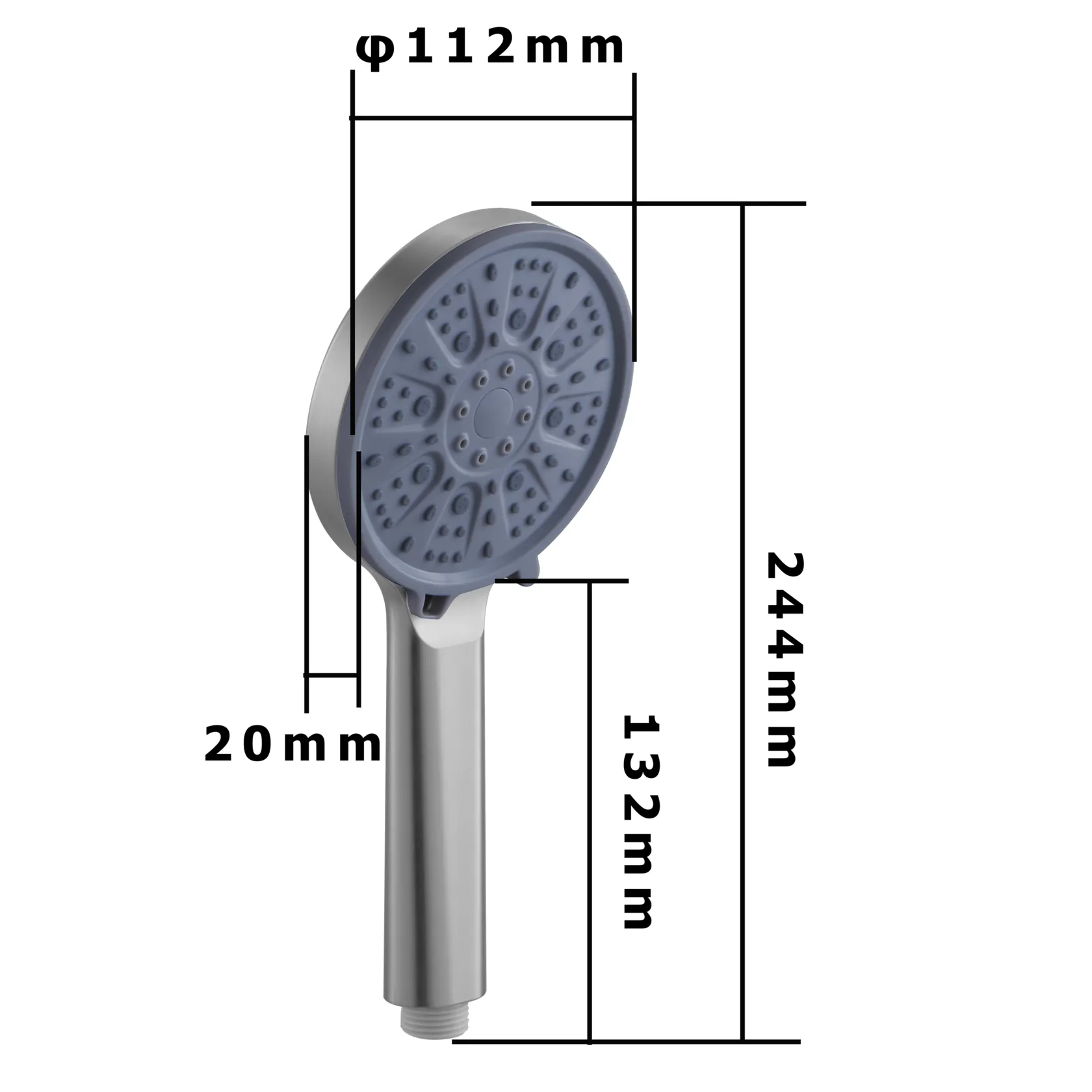 Лейка ручная душевая FASHUN круглая (N019)