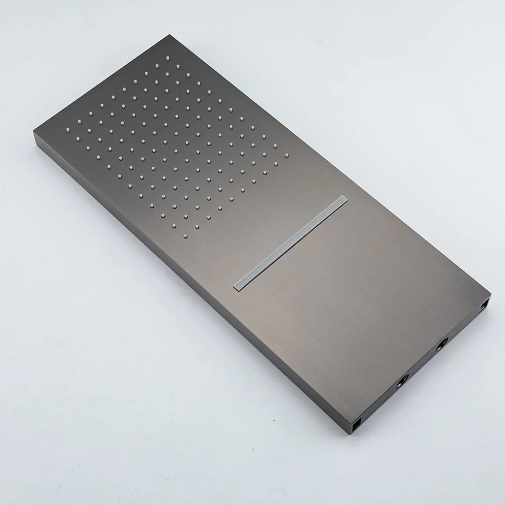 Душевая система встраиваемая GAPPO G7107-79, оружейная сталь