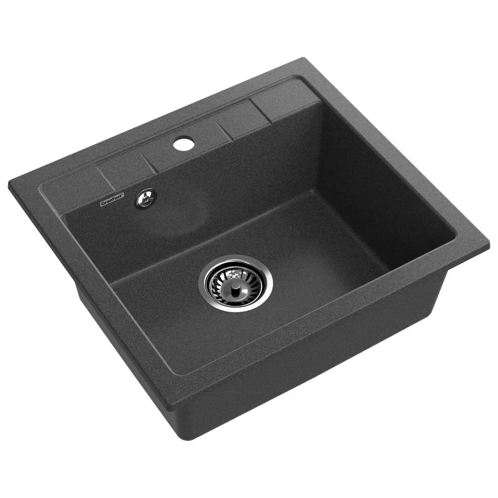 Кухонная мойка GranFest QUADRO 561, графит