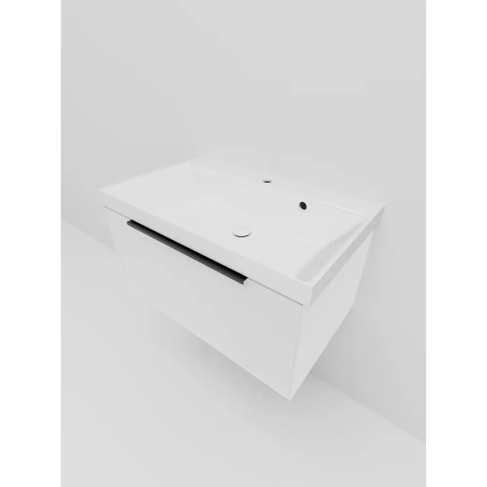 Тумба под раковину подвесная La Fenice SIMPLA FNC-01-SIM-B-80, белая