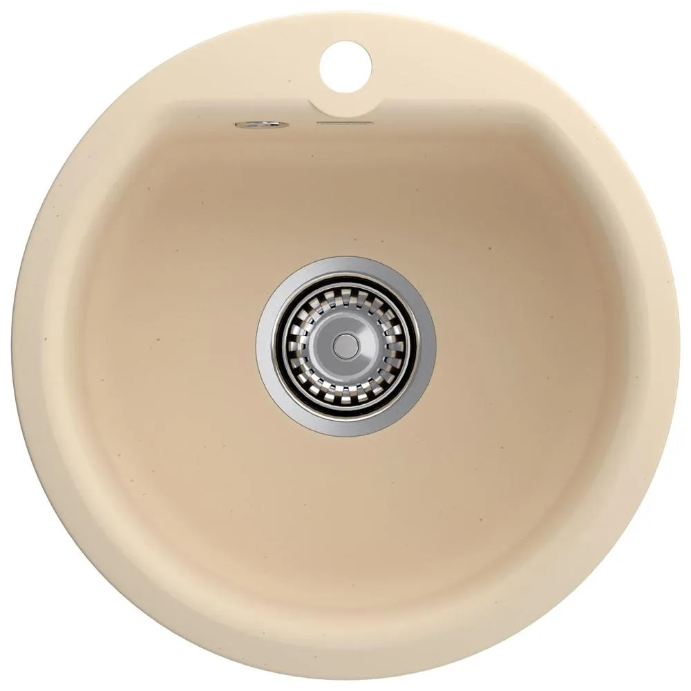 Кухонная мойка GranFest SMART 435, бежевый