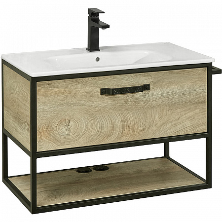 1A2424K7LTDU0 Набор Aquaton: 1A242401LTDU0 Лофт Фабрик 80 Дуб Эндгрейн/ 732799C000 Раковина VICTORIA-N 80