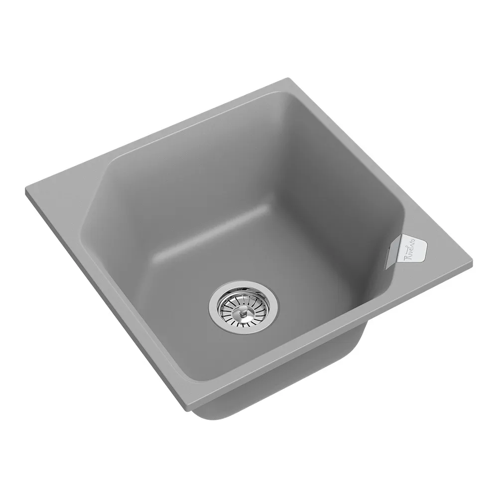Кухонная мойка Rivelato LOCUS LS-50, серый металлик