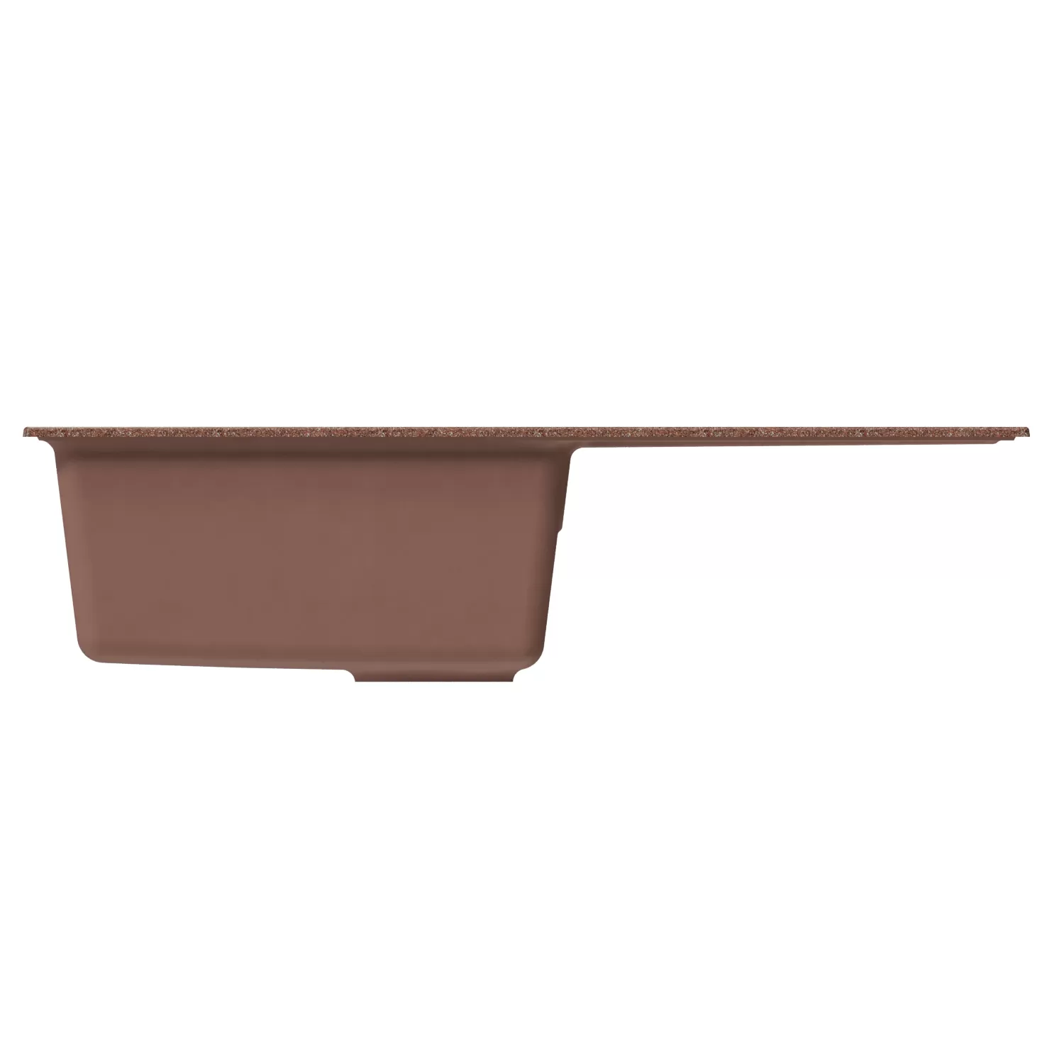 Мойка MIXLINE ML-GM20 с крылом  терракотовая (307) 830*480*190мм NEW (551999)