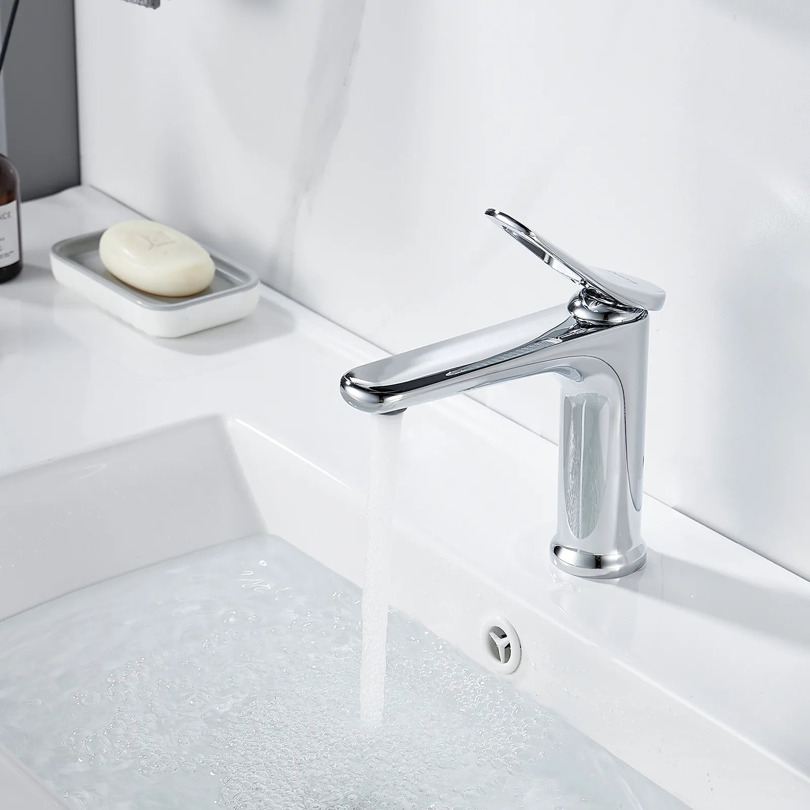 Смеситель для раковины Shevanik S4701, хром