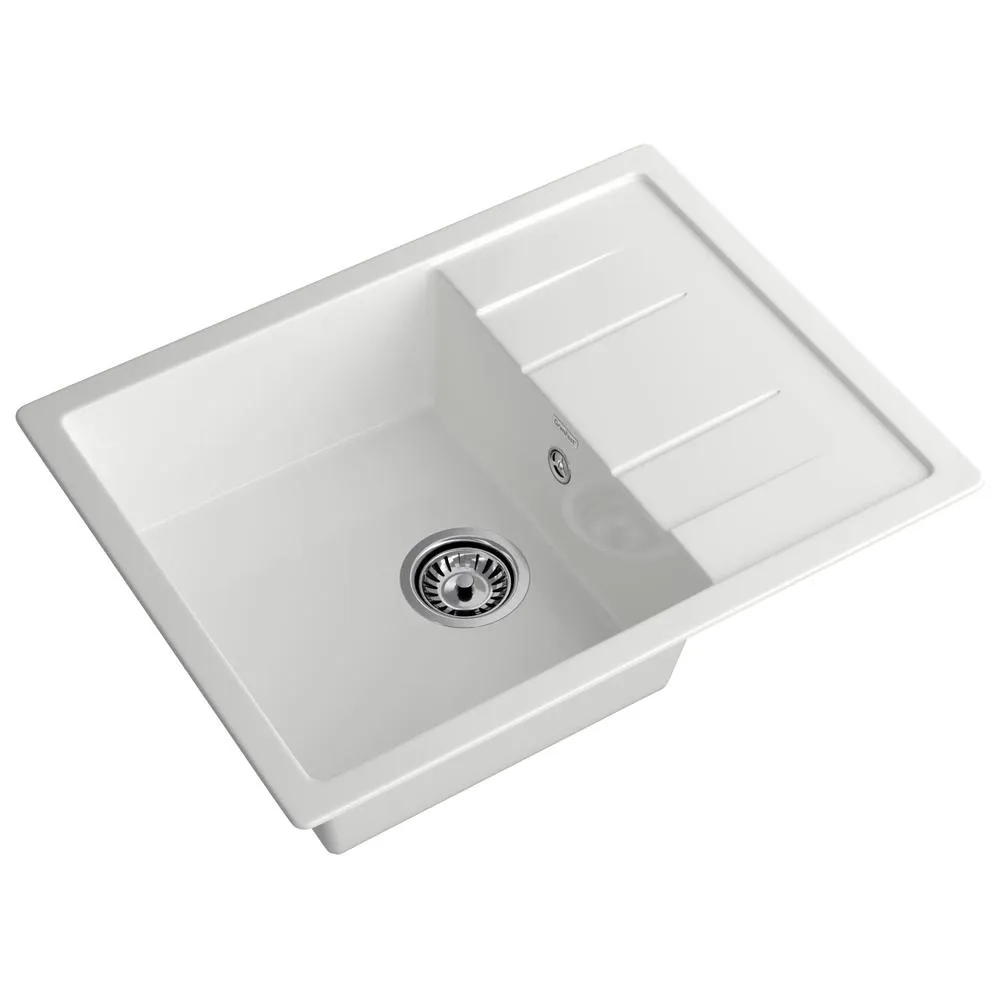 Кухонная мойка GranFest QUADRO 650L, иней