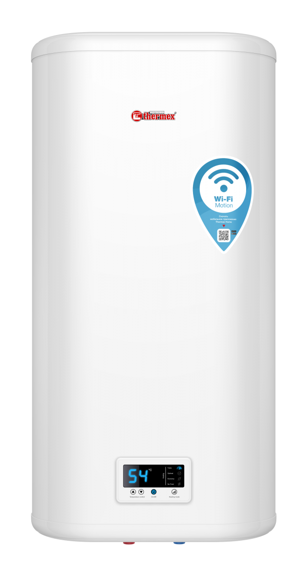 Накопительный электрический водонагреватель Thermex IF 80 V (pro) Wi-Fi вертикальный (151 125)