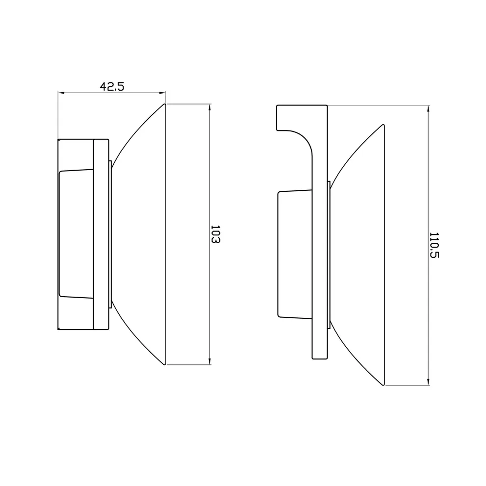 Мыльница Rav Slezak  NIL NLA0300MGL, серый металлик глянцевый