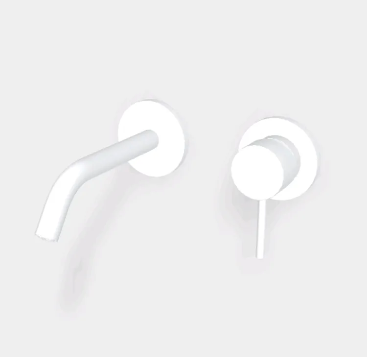 Смеситель для раковины Fima Carlo Frattini Spillo Up, белый матовый (F3051WX8BS)