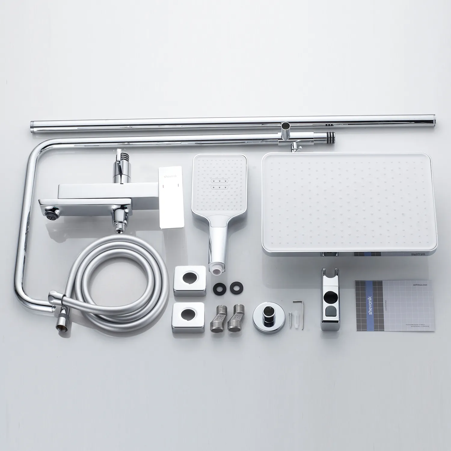 Душевая система Shevanik S4436, хром