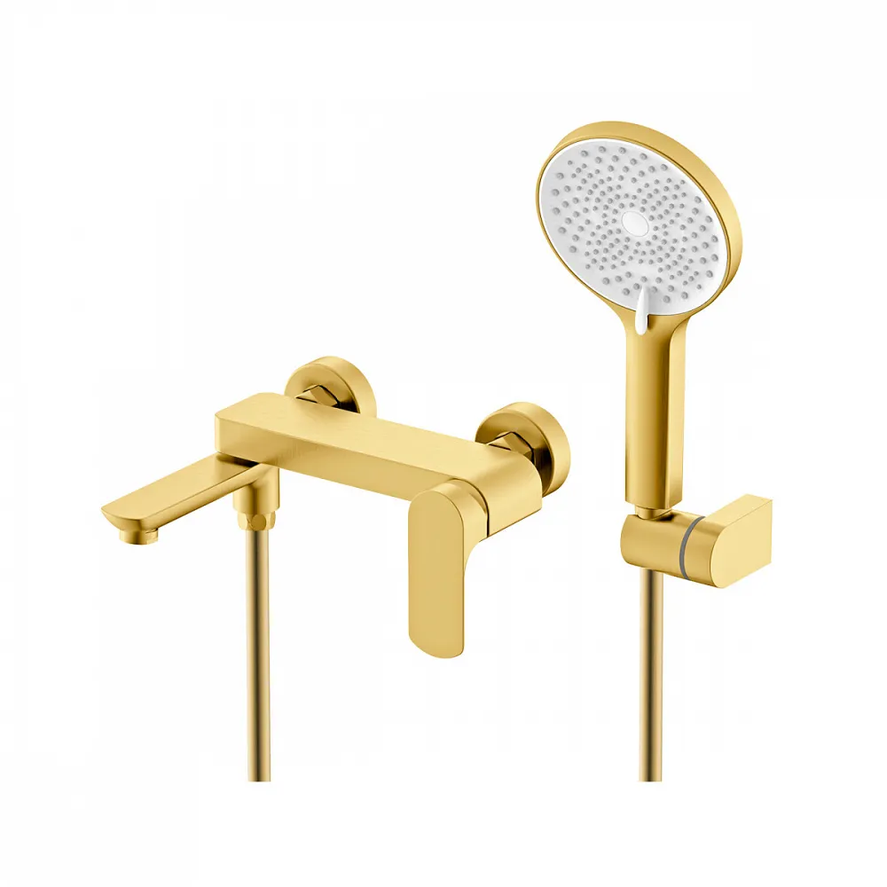 Смеситель для ванны Raglo R03.30.03, золотой сатин