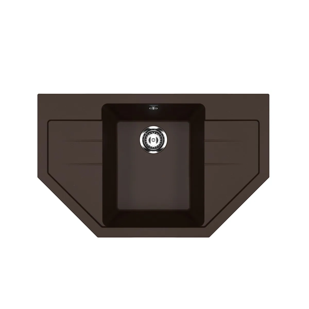 Кухонная мойка Ulgran U-609-345, шоколад