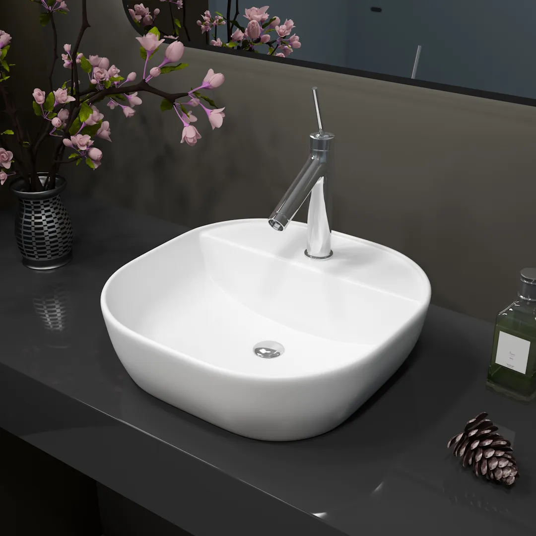 Раковина чаша Maretti FL13NS88-844, белая