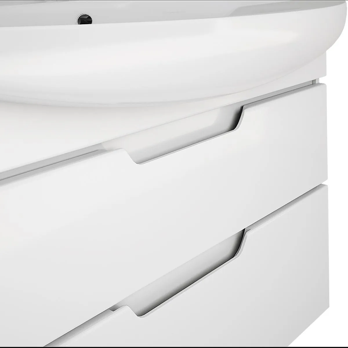 Тумба под раковину подвесная/напольная Dreja Laguna Plus 105 см, белый