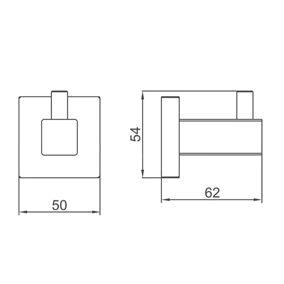 Крючок для ванной комнаты D-Lin D281222, черный