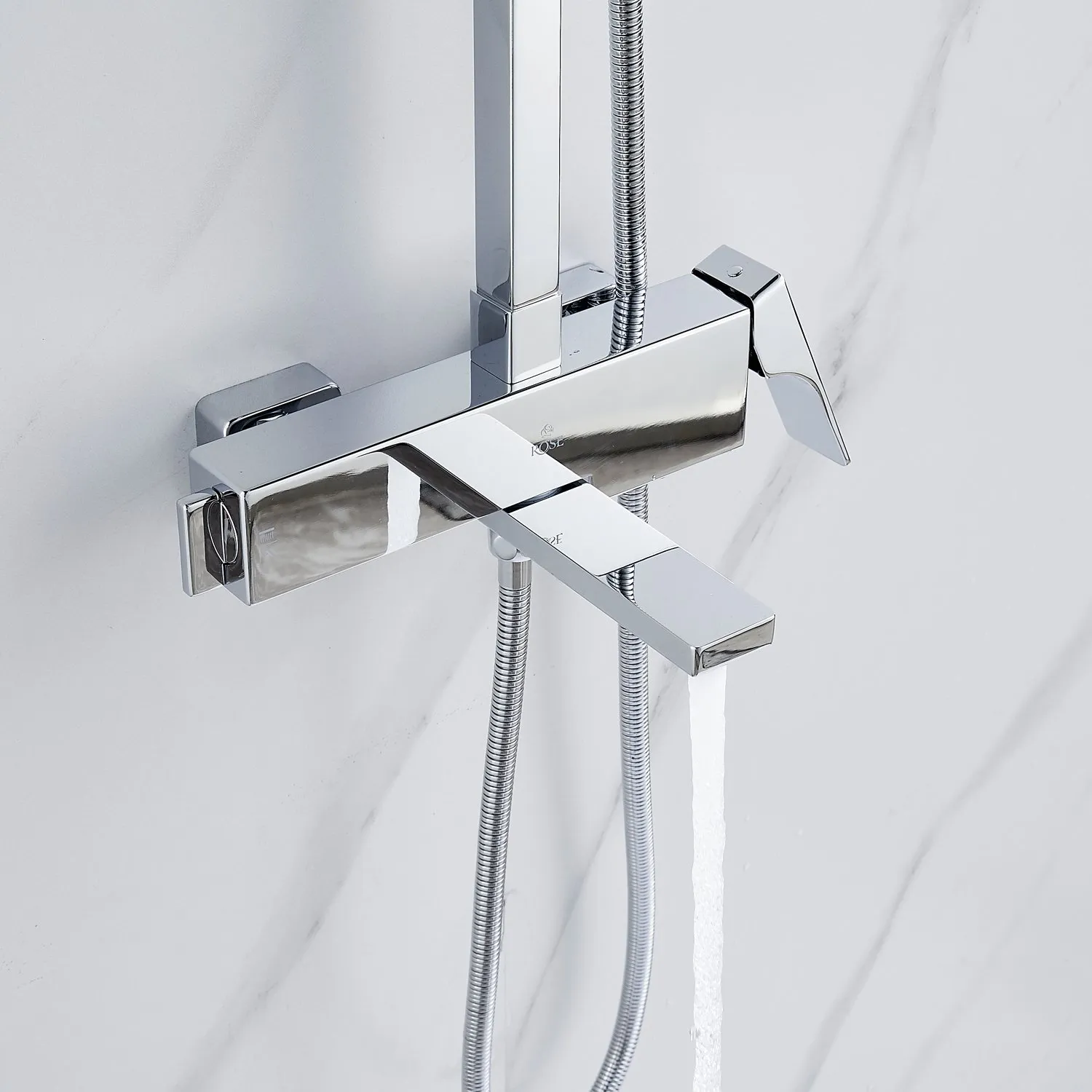 Душевая система Rose R1056, хром