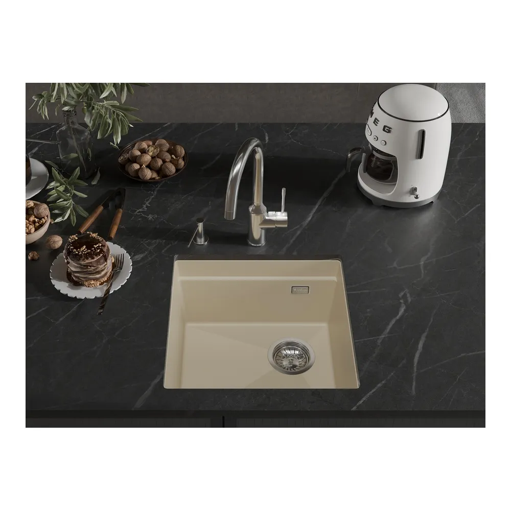 Кухонная мойка Rivelato LINO LN-454-R, темно-бежевый
