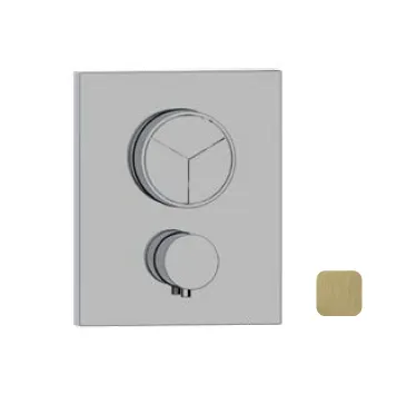 Смеситель для душа Almar Core, на 3 потребителя, High Brass Brushed PVD (E176683.HB)