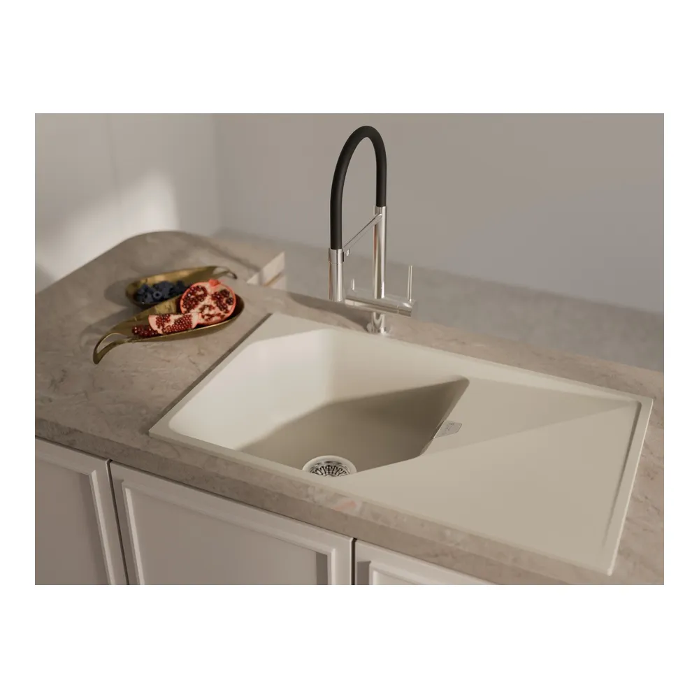 Кухонная мойка Rivelato LOCUS LS-85, темно-бежевый