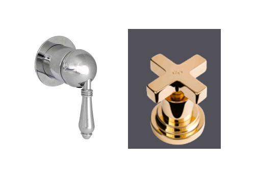 Смеситель для душа Nicolazzi El Capitan, на 1 потребитель, золото (3406MEXT GO 75)