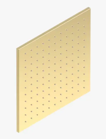 Верхний душ THG 300х300, золотистый PVD (G00 H52 280C)