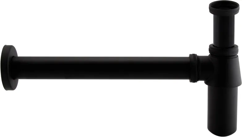 Сифон AQUATEK AQ6011MB, матовый черный