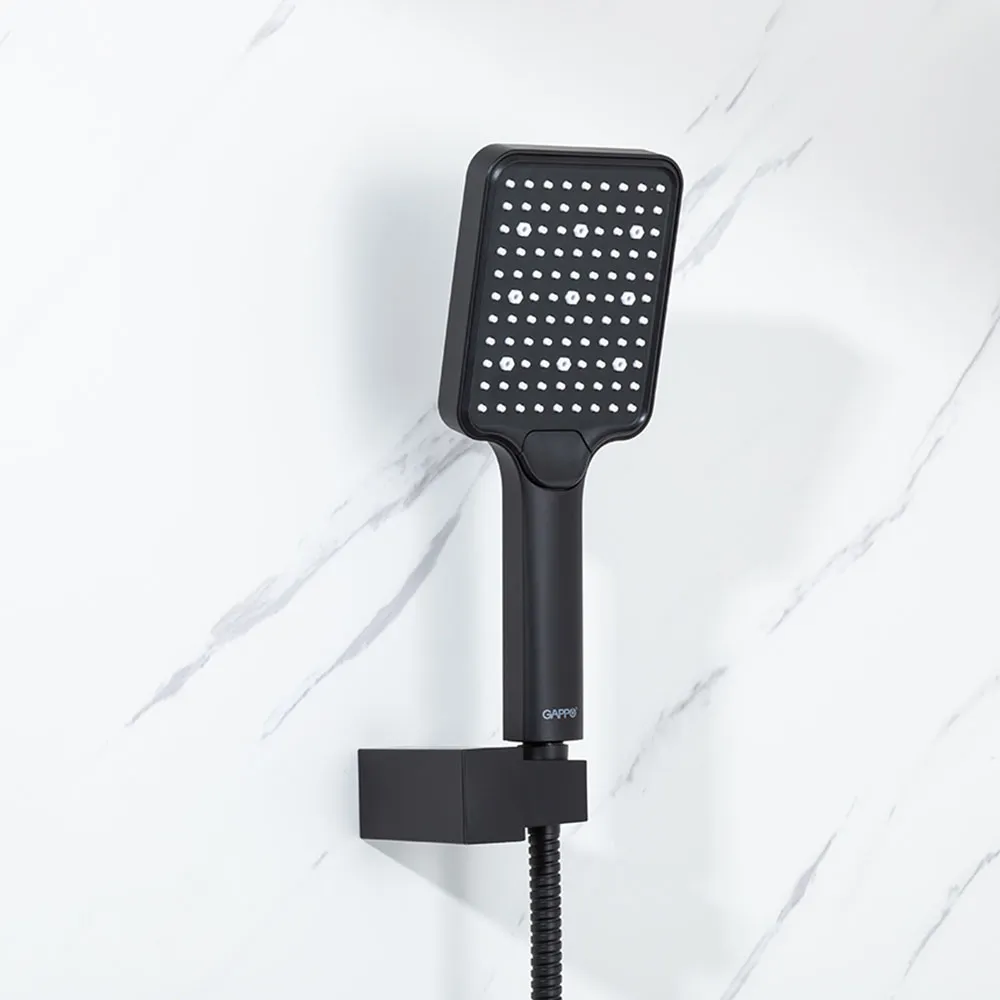 Душевая система встраиваемая GAPPO G7107-76, черный