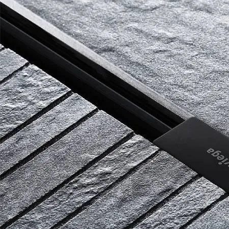 Дизайн-вставка под плитку Viega Advantix Vario черная (711870)