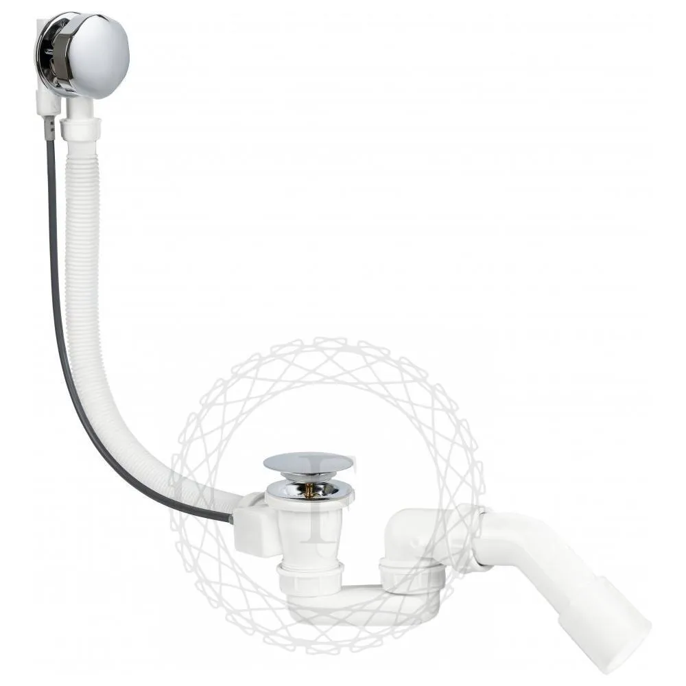 Слив-перелив (полуавтомат, 80 см.) FILARETE FL80CR, хром