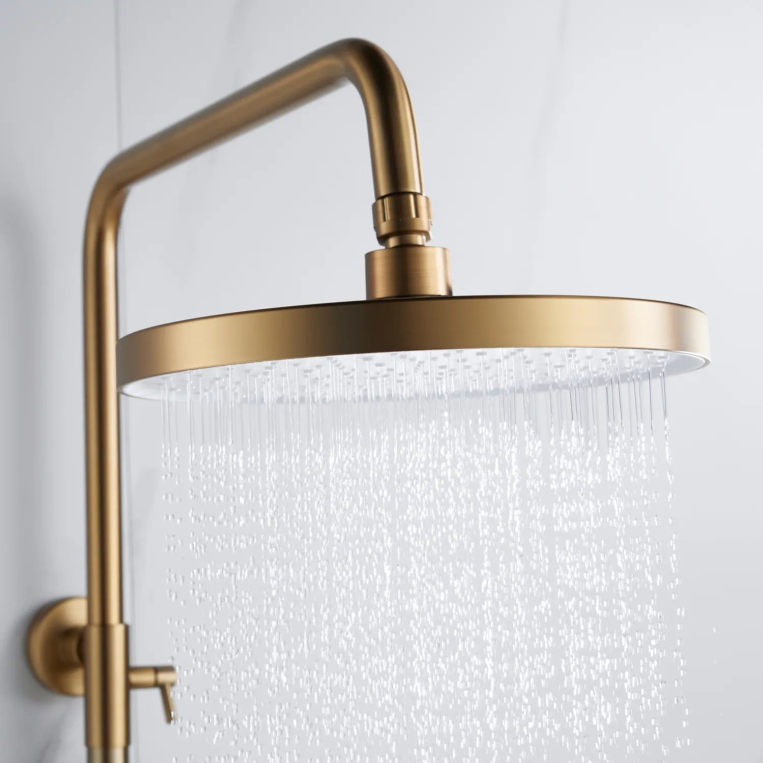 Душевая система Shevanik S4726G, золотой сатин